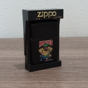 Zippo Black Marines Lighter